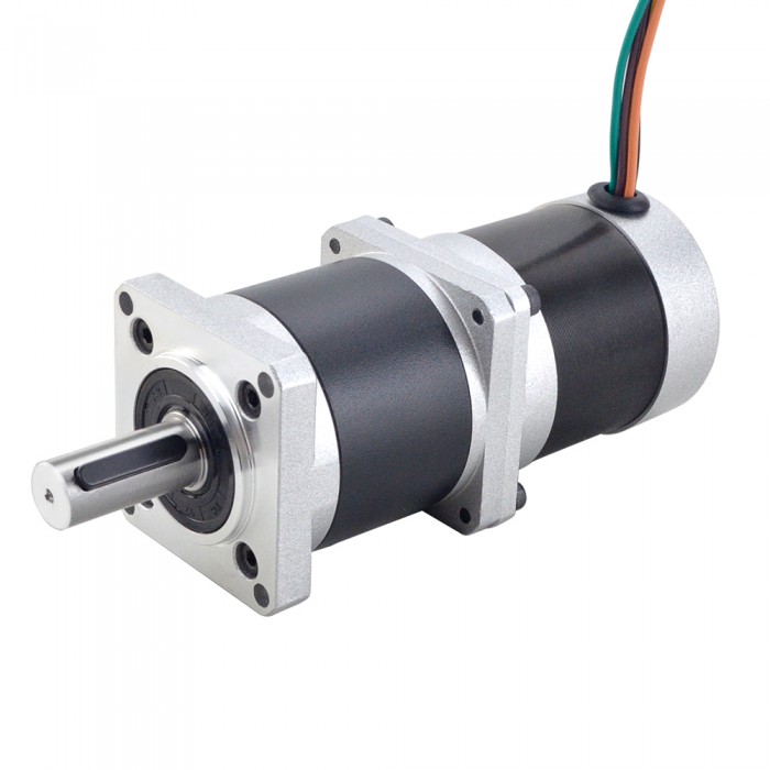 24V 172W 70RPM Motor de CC con engranajes sin escobillas 50:1 con caja de cambios