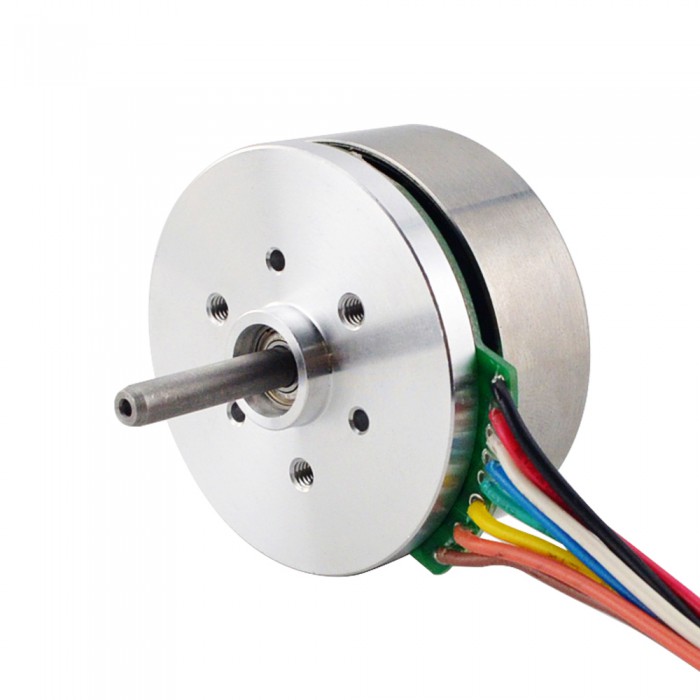 Motor de rotor externo 24V 5250RPM 0,084Nm 50W 2,6A Ф43,2x21,6mm Motor plano de CC sin escobillas