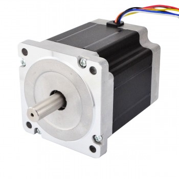 Nema 34 CNC Motor paso a paso Bipolar 1,8 grados 7,07Nm 86x86x98mm Eje de corte en D 8 cables