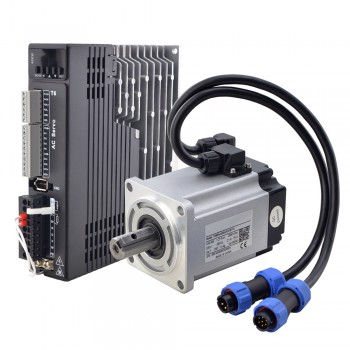 Kit de la serie T6 400W servomotor de CA digital y controlador 3000rpm 1,27Nm con codificador de 17 bits IP65