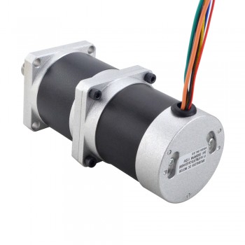 24V 172W 70RPM Motor de CC con engranajes sin escobillas 50:1 con caja de cambios