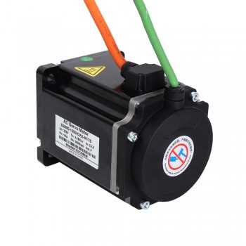 Kit de servomotor de CA de 1000 W, 3000 rpm, 3,18 Nm con servocontrolador y codificador de 17 bits Serie IP65 E6