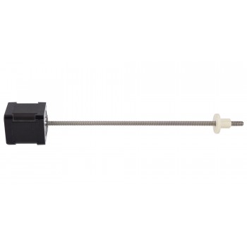 Actuador lineal de motor paso a paso externo Nema 17 1,8 ° 2,6A 2,33V 4 cables Tornillo de avance 250 mm