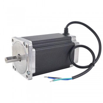 Motor paso a paso CNC bipolar Nema 34 de 1,8 grados 12,0Nm 86x86x150,5mm 5,2 A 4 cables