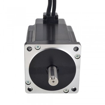 Motor paso a paso de bucle cerrado Nema 34 serie E 1,8 grados 9 Nm 6A 2 fases con codificador 1000CPR