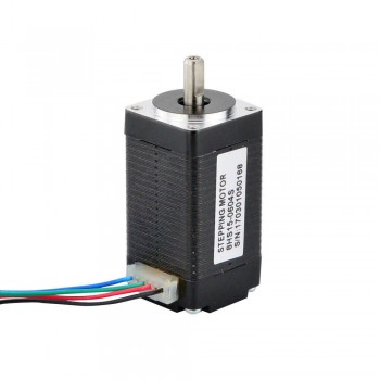 Mini motor paso a paso Nema 8 bipolar 6V 0,6A 1,8 grados 4Ncm 4 cables