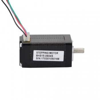 Mini motor paso a paso Nema 8 bipolar 6V 0,6A 1,8 grados 4Ncm 4 cables