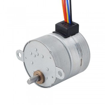 Motor paso a paso de engranajes PM 4 fases 0,4A 117,6 Ncm con 30:1 Spur Gearbox Φ35x35,2mm