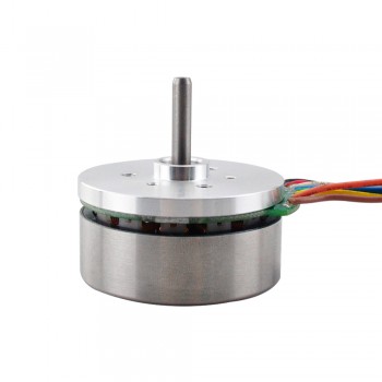 Motor de rotor externo 24V 5250RPM 0,084Nm 50W 2,6A Ф43,2x21,6mm Motor plano de CC sin escobillas