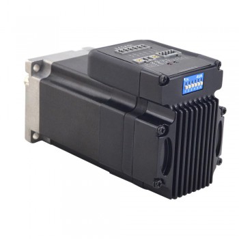 Servomotor de CC sin escobillas fácil integrado NEMA 23 130w 3000rpm 0,45Nm 20-50VCC