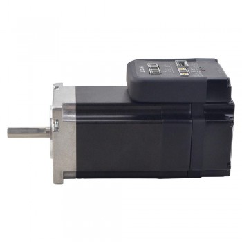 Servomotor de CC sin escobillas fácil integrado NEMA 23 130w 3000rpm 0,45Nm 20-50VCC