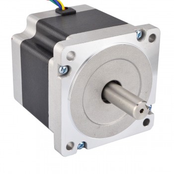 Nema 34 CNC Motor paso a paso Bipolar 1.8 grados 4.5Nm 2.2V 5.5A 86x86x80mm eje de llave