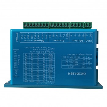 Controlador paso a paso de circuito cerrado 0~5,6A 18~70VCC para motor paso a paso Nema 17, Nema 23, Nema 24